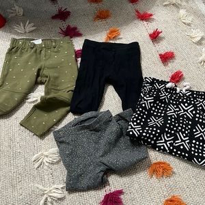Set of 4 girls pants